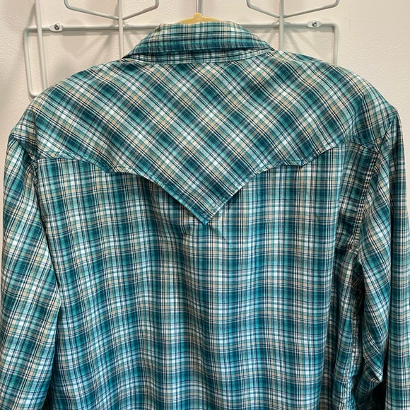 OUTBACK TRADING COMPANY COWBOY WESTERN SHIRT (Breathable) Mens L - Pearl Snaps - Picture 9 of 9